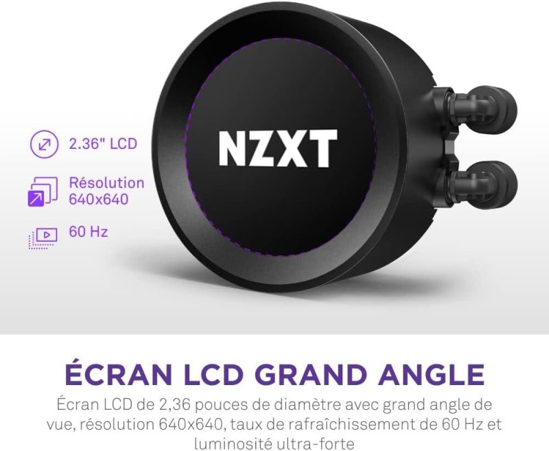Охладител за процесор NZXT Kraken Elite 360 Black, 2.72" LCD Display - Image 3