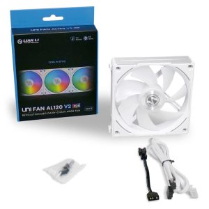 Вентилатор Lian Li UNI AL120 V2, ARGB, Бял - Image 5
