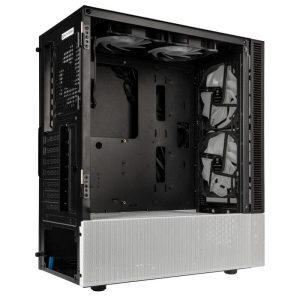 Кутия Kolink Observatory MX Glass ARGB TG Mid-Tower, Черно/Бяло - Image 7