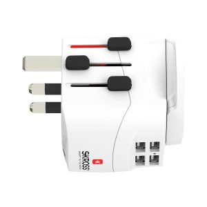Адаптер SKROSS PRO Light 4 x USB-A, 1.302471, World, Бял - Image 3