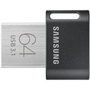 USB памет Samsung FIT Plus, 64GB, USB-A, Черна