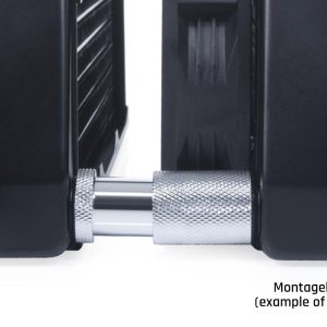 D-Plug Alphacool ES, 20mm, G1/4 AG auf G1/4 AG, Черен мат - Image 4