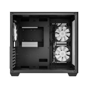 Кутия FSP CMT380 Black ARGB TG, ATX Mid Tower, Черна - Image 4