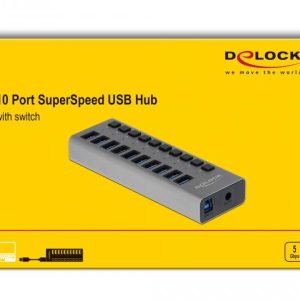 USB хъб 10 порта, DELOCK-63670 - Image 5