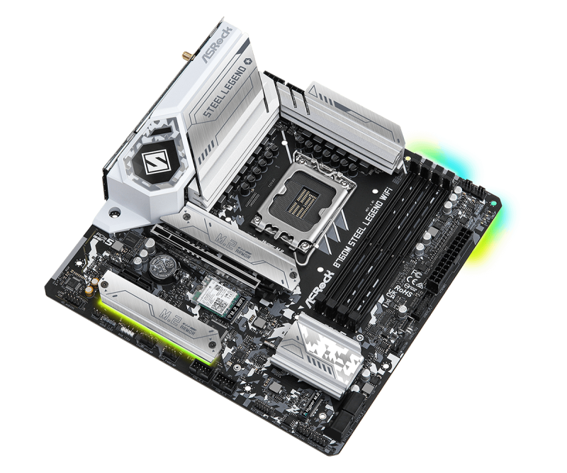 Дънна платка ASRock B760M Steel Legend WIFI DDR5 - Image 3