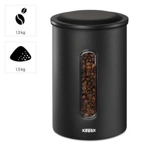 XAVAX Кутия за кафе 1,3 кг зърна или 1,5 кг на прах, херметична, 111262 - Image 7