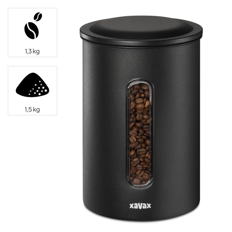 XAVAX Кутия за кафе 1,3 кг зърна или 1,5 кг на прах, херметична, 111262 - Image 7