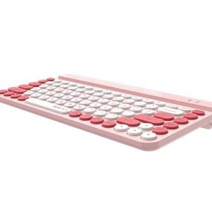 Безжична клавиатура A4tech Fstyler FBK30, Bluetooth, 2.4G, Стойка за телефон, Кирилизирана, Розова - Image 4