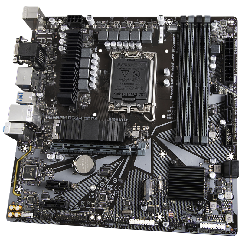 Дънна платка GIGABYTE B660M DS3H, socket 1700, mATX - Image 3