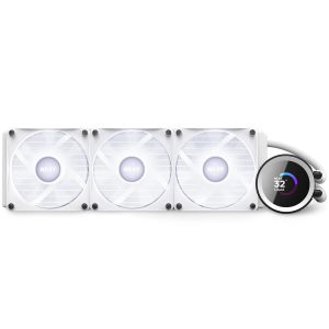 Охладител за процесор NZXT Kraken 360 RGB White, LCD Display - Image 12