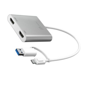 Адаптер j5create JCA365, За 2 монитора, USB-C - 2 x HDMI - Image 2