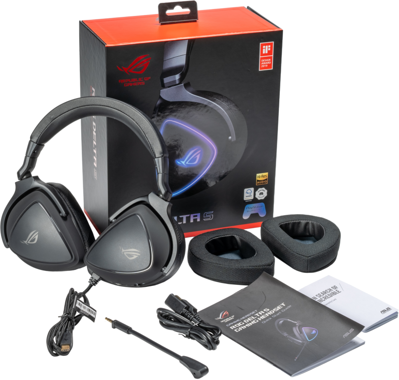 Геймърски слушалки ASUS ROG Delta S, USB-C, Aura Sync RGB - Image 14