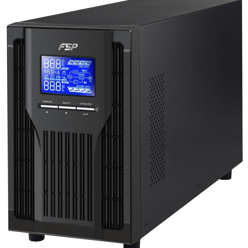 UPS FSP Group Champ Tower, 1000VA, 900W, OnLine, LCD, 3xIEC