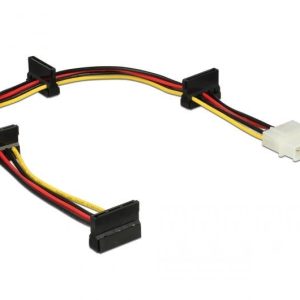 Кабел Power Molex 4 Pin  > 4 x SATA 15 Pin, 40cm