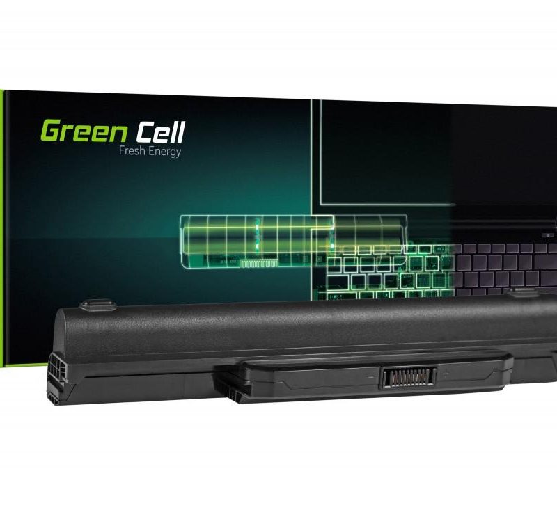 Батерия  за лаптоп GREEN CELL, Asus K53 K53E K53S K53SV X53 X53S X53U X54 X54C X54H, 11.1V, 6600mAh