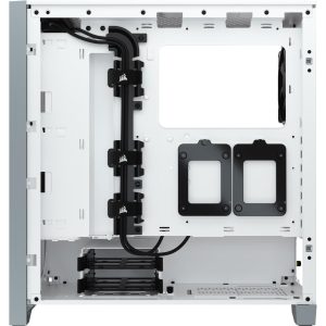 Кутия Corsair iCUE 4000X RGB Mid Tower, Tempered Glass, Бяла - Image 5