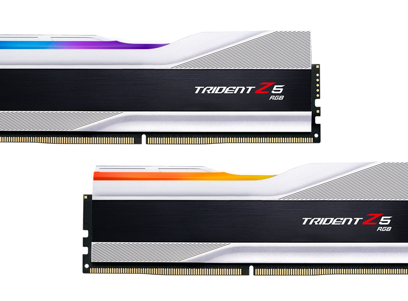 Памет G.SKILL Trident Z5 Silver RGB 32GB(2x16GB) DDR5 6000MHz F5-6000J3636F16GX2-TZ5RS