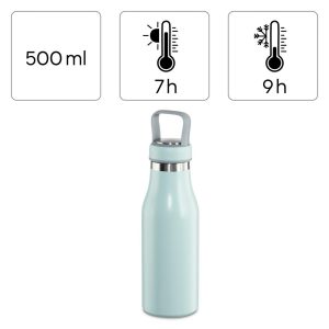 Бутилка за течности Xavax To Go, 500 ml, Неръждаема стомана, Двойна изолация - Image 13