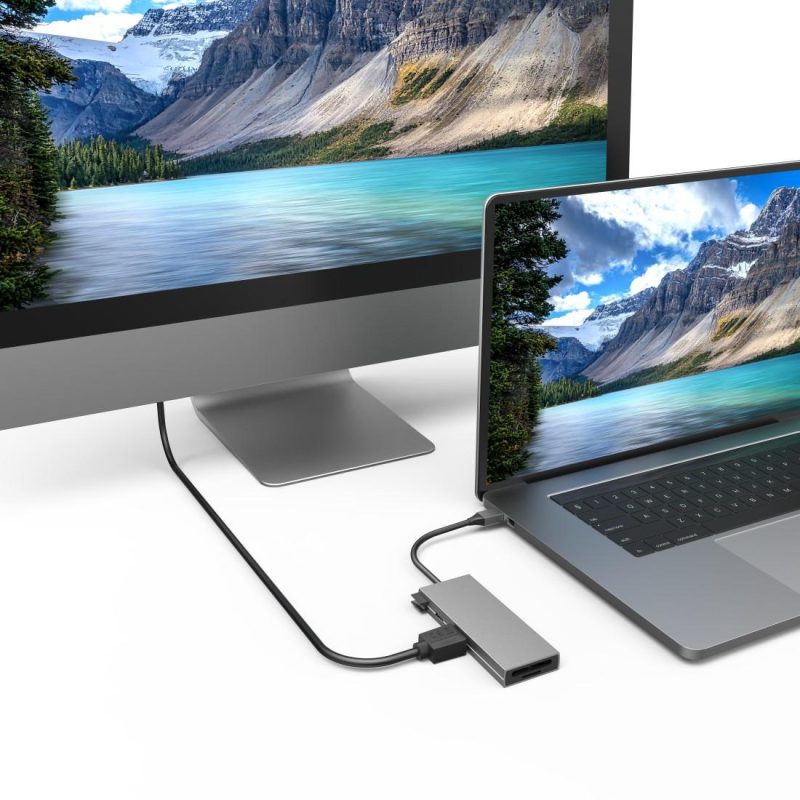 6-портов хъб USB-C, 2 x USB-A, USB-C, HDMI, SD, microSD - Image 7