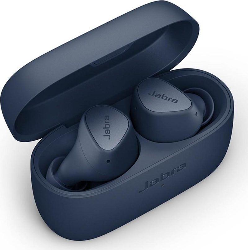 Блутут слушалки Jabra Elite 4, Navy - Image 3