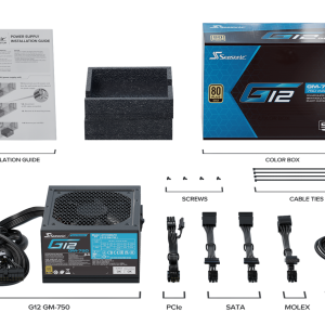 Захранващ блок Seasonic G12 GM-750, 750W, 80+ GOLD - Image 5
