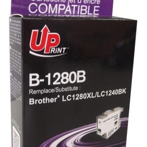 Мастилница UPRINT LC1280XL/1240/1220, BROTHER, Черен