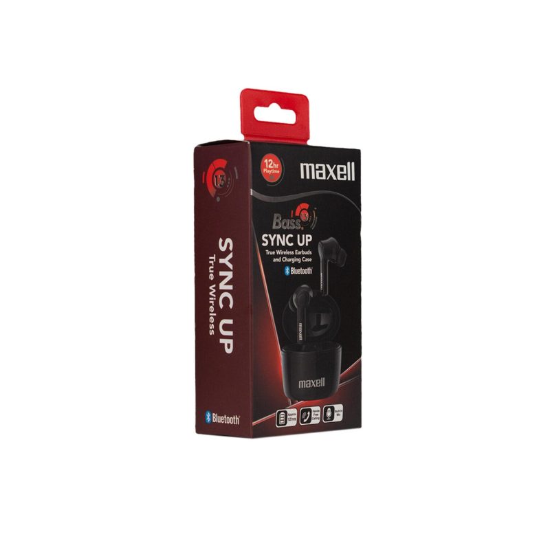 Блутут слушалки Maxell Bass13 TWS, True Wireless, Bluetooth 5.0, Черни - Image 2
