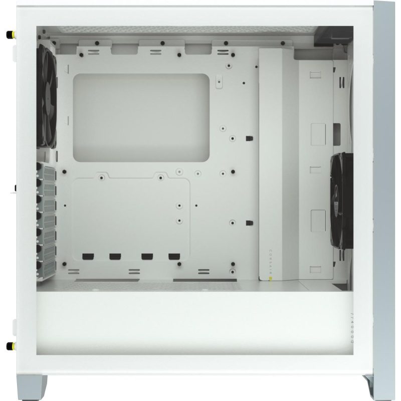 Кутия Corsair 4000D Airflow Mid Tower, Tempered Glass, Бяла - Image 3