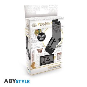 Чорапи ABYSTYLE HARRY POTTER Black & Grey Dobby - Image 5