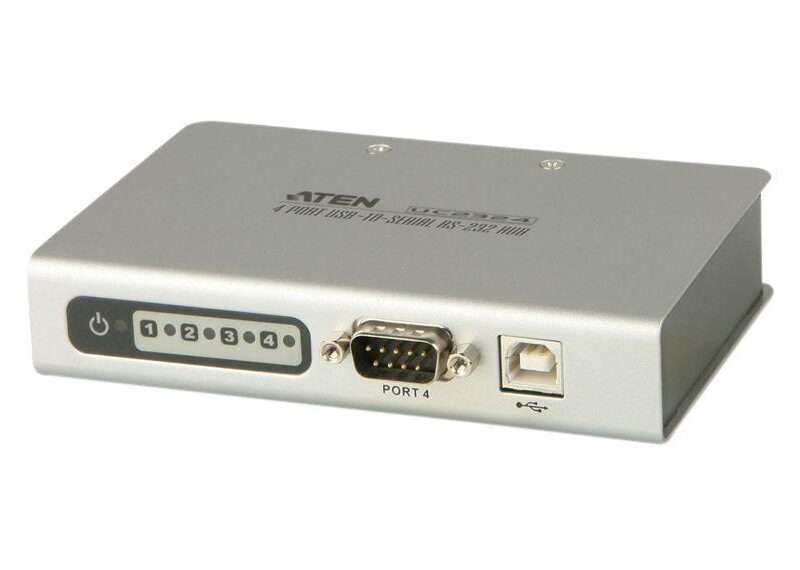 4-портов хъб ATEN UC2324, USB към RS-232