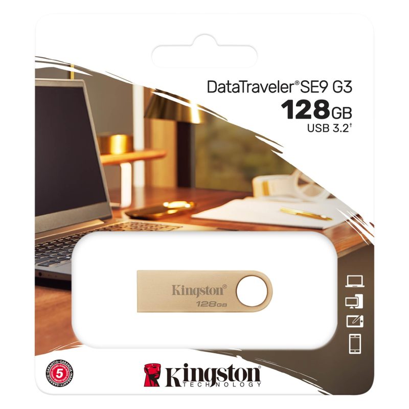 USB памет KINGSTON DataTraveler SE9 G3, 128GB, USB 3.2 Gen 1 - Image 3