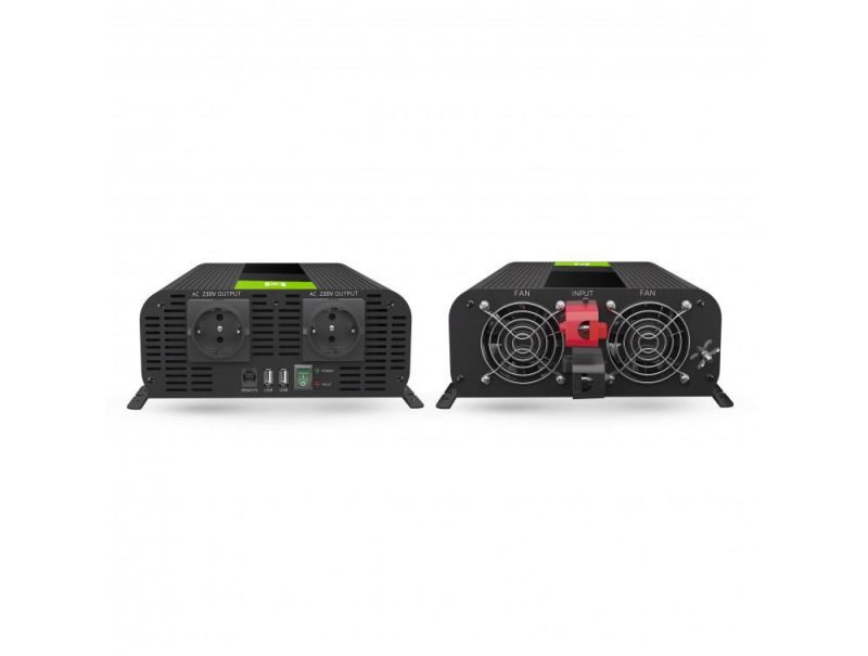 Инвертор GREEN CELL, 12/220V, DC/AC, 2000W/4000W, Чиста синусоида - Image 2