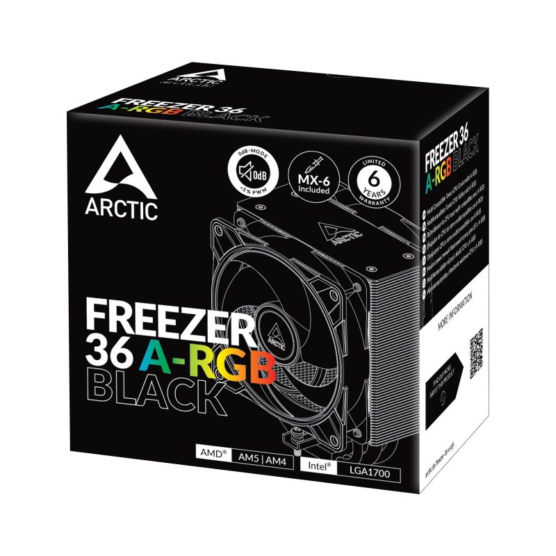 Охладител  ARCTIC Freezer 36 A-RGB Black - ACFRE00124A - Image 7