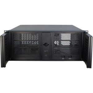 Кутия InterTech 4U-4098-S, 4U, 19", Чернa - Image 2