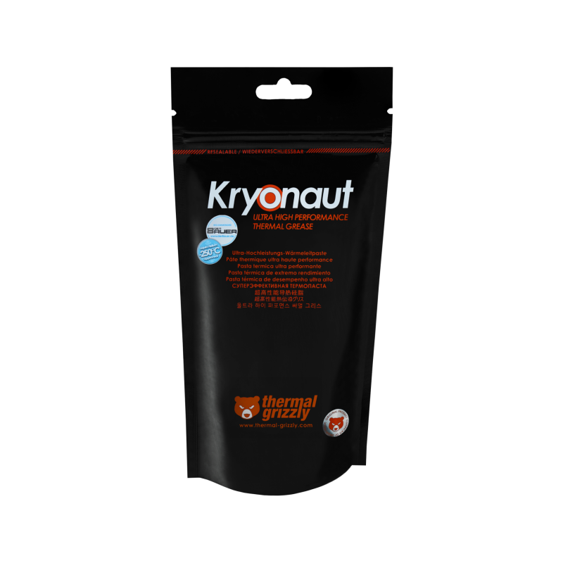 Термо паста Thermal Grizzly Kryonaut - 11.1g, Черен - Image 4