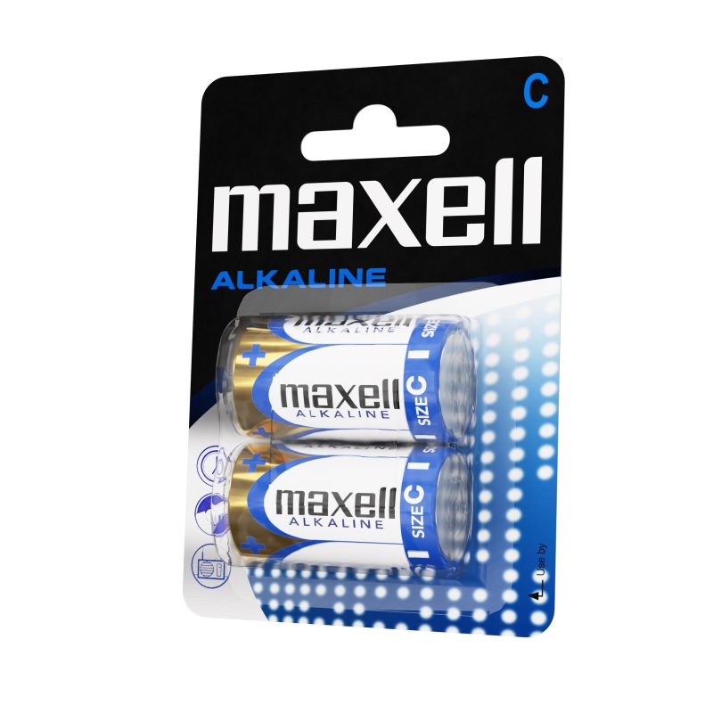Алкална батерия MAXELL LR-14 /2 бр. в опаковка/ 1.5V - Image 2