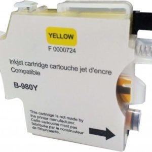 Мастилница UPRINT LC980/1100 BROTHER, Yellow - Image 2