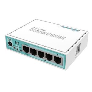 Рутер MiKrotik RB750GR3 HEX, 5 x 10/100/1000 Mbps, PoE, Бял