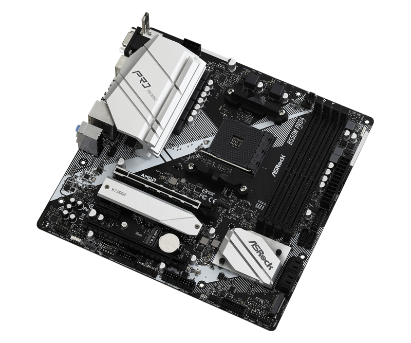 Дънна платка ASRock B550M Pro4, AM4 - Image 2