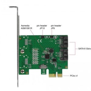 Карта Delock, PCI Express x1 към 2 port SATA, RAID - Image 3