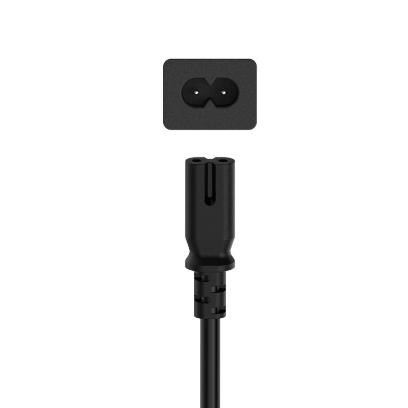 Захранващ кабел, Euro-plug, 2pin, 0.75м, 200731 - Image 2