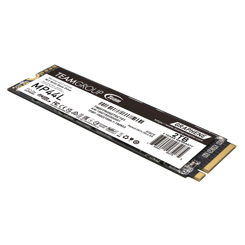SSD Team Group MP44L, M.2 2280 NVMe, 2TB, PCI-e 4.0 x4 - Image 3