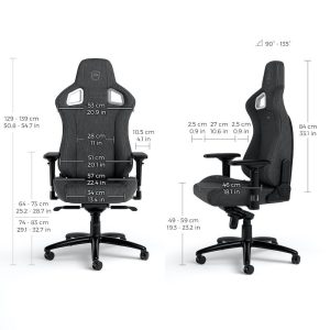 Геймърски стол noblechairs EPIC TX, Grey - Image 8