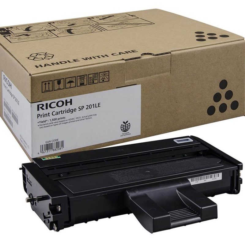 Тонер касета Orink SP220SNW, SP 201LE, RICOH, Черна, 2600 копия, Черен