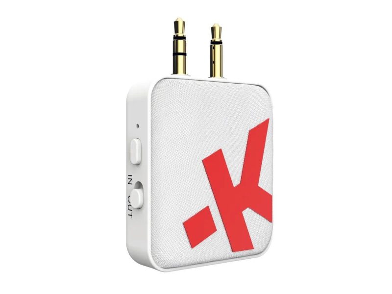 Аудио адаптер Skross, 3.5 mm жак към Bluetooth, Бял - Image 2