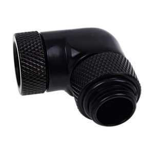 Ъглов адаптер Alphacool Eiszapfen, 90°, G1/4 външна към G1/4 вътрешна резба, Черен мат - Image 2