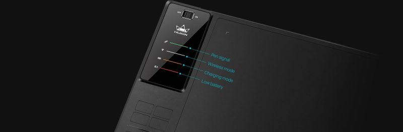 Графичен таблет HUION Inspiroy WH1409 V2, WiFi 2.4Ghz - Image 2