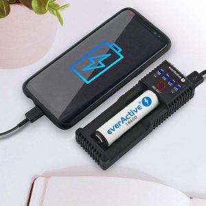 Зарядно устройство за LiIon/NiMh батерии 3,7v/1.2v универсално 1 гнездо USB micro UC-100 EverActive - Image 4