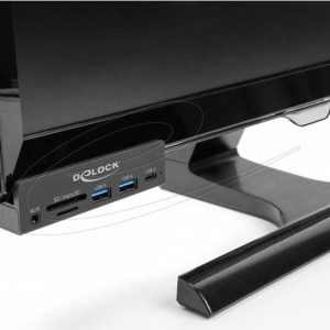 Външен USB Хъб, 3-порта, 5 Gbps, 2 x USB-A, 1 x USB-C, четец на карти с 2 слота - Image 4
