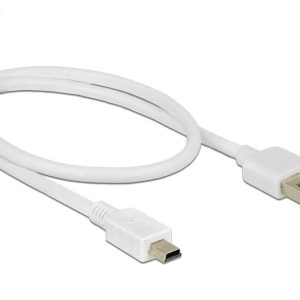 Кабел DeLock EASY, USB 2.0 Type-A мъжко > USB 2.0 Type Mini-B мъжко 0.5 m